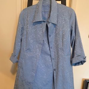 Blue dress and jacket